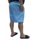 Short Bermuda Extra grande Butu Biru Tactel Azul Claro